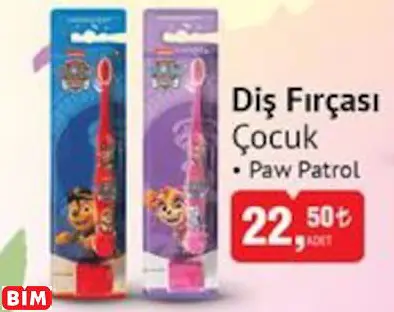 DİŞ FIRÇASI ÇOCUK